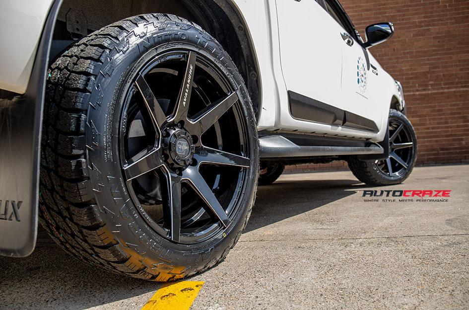 TOYOTA HILUX N80 4WD AVALANCHE GLOSS BLACK MILLED ACCENTS